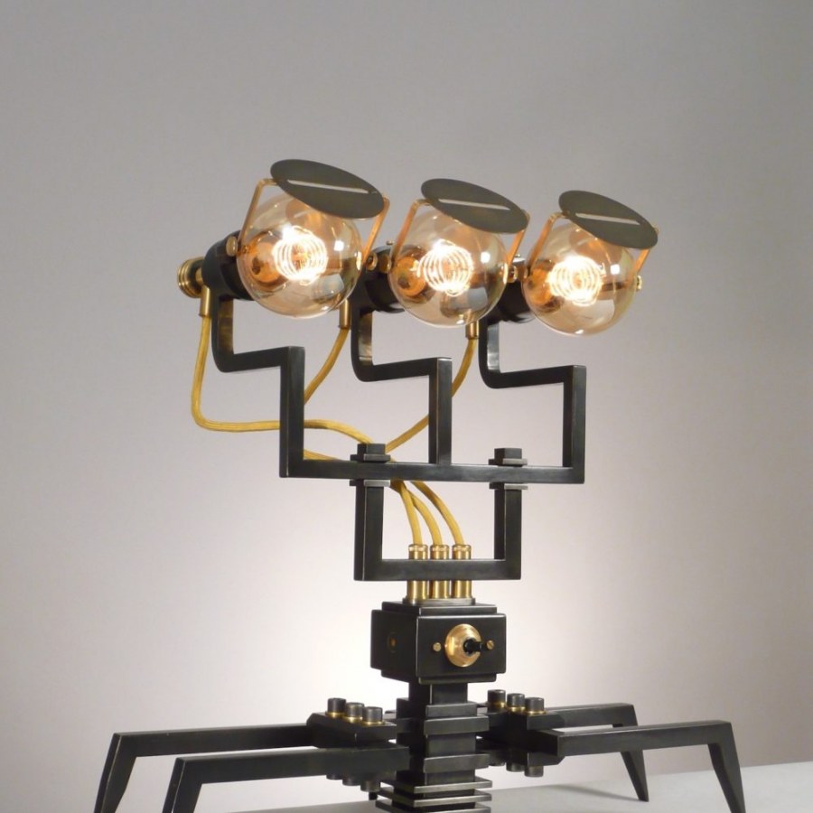 Стимпанк лампа Фрэнк Бухвальд