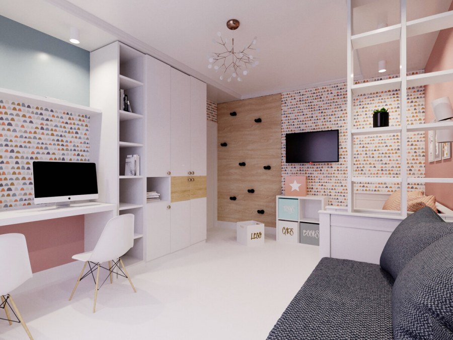 Дизайнерская комната для подростка