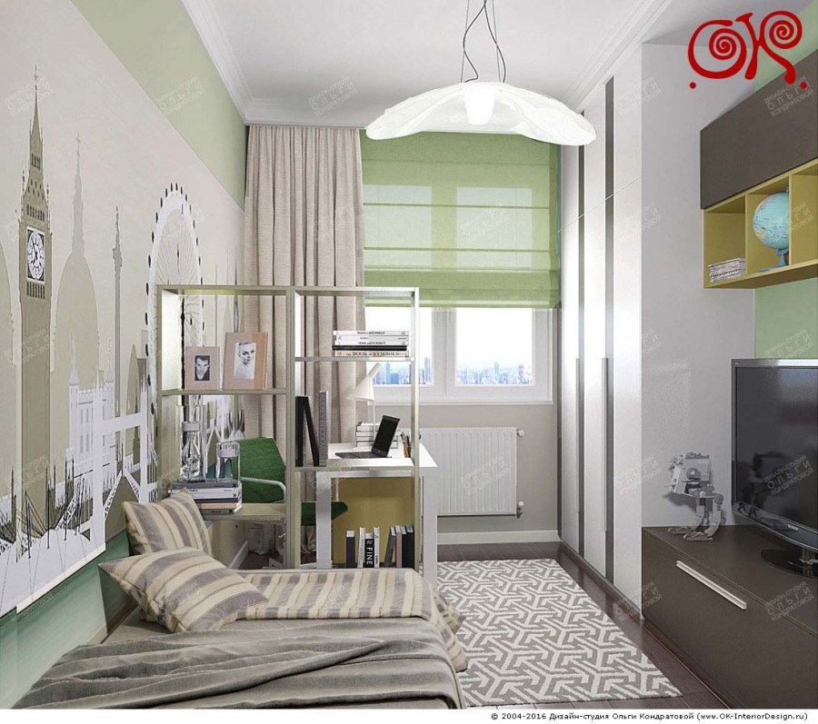 Зонирование детской для подростка