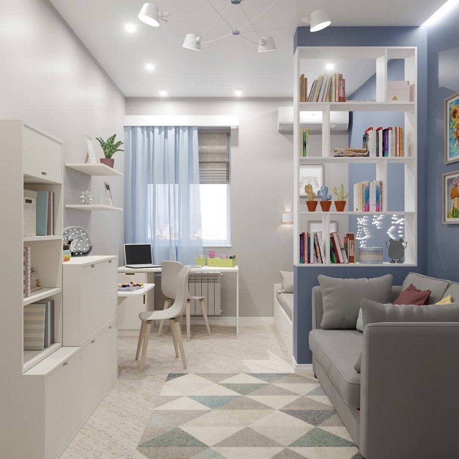 Зонирование детской комнаты