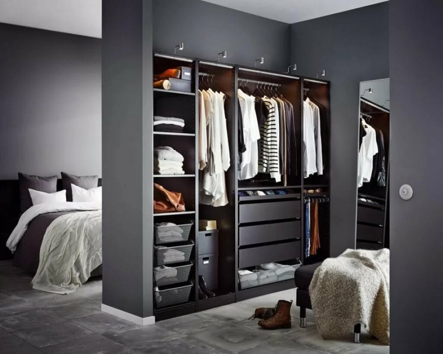 Гардеробная комната икеа ПАКС