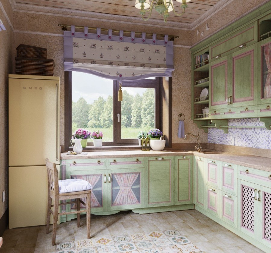 Проект кухни в стиле Прованс