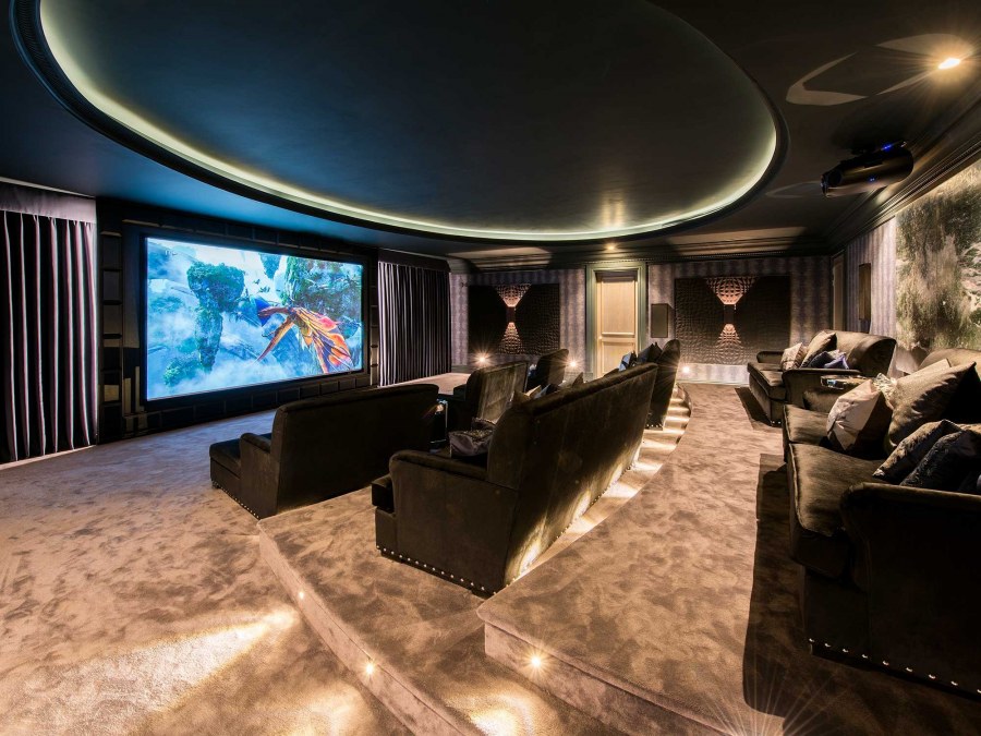 Домашний кинотеатр интерьер