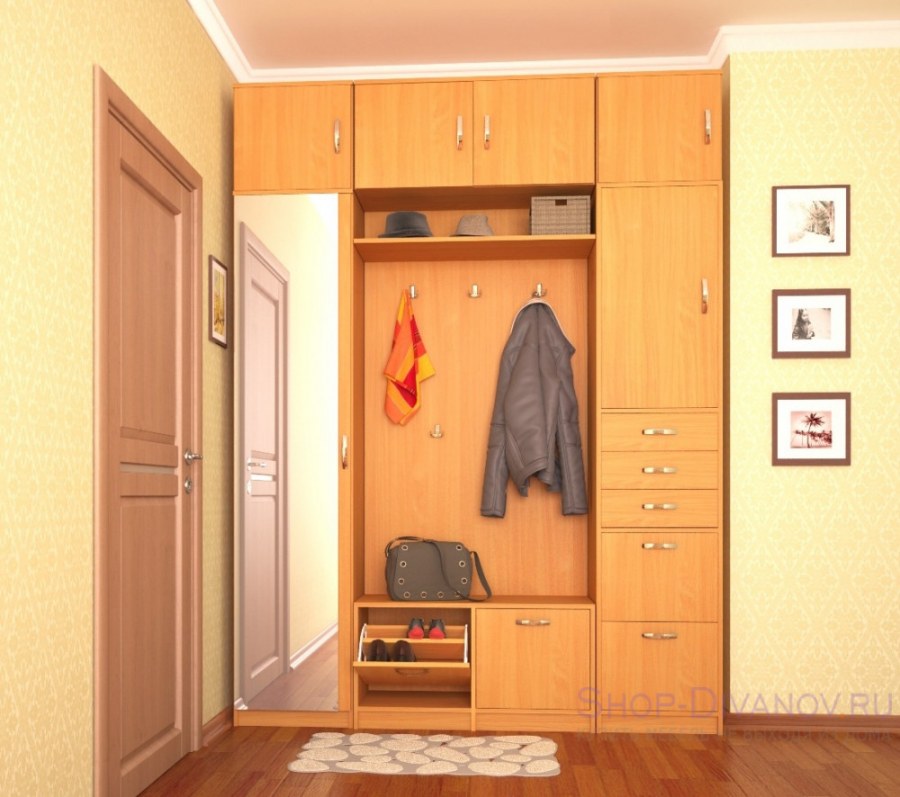 Прихожая Ольга-8 с антресолями