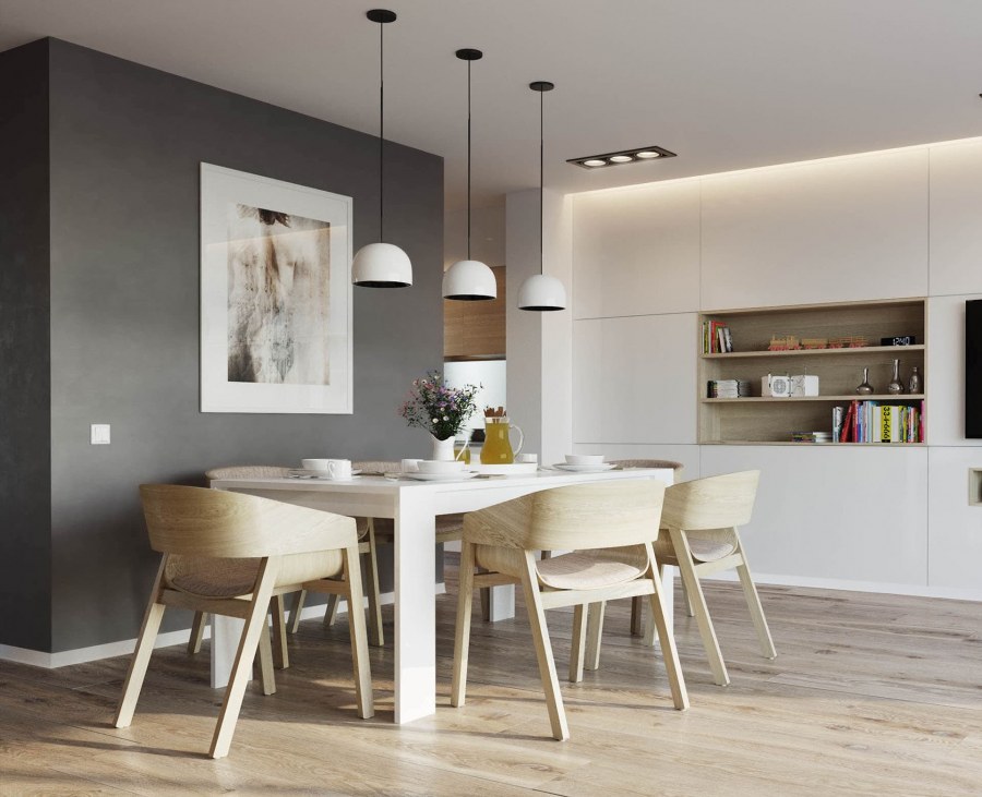 Обеденная зона в современном стиле