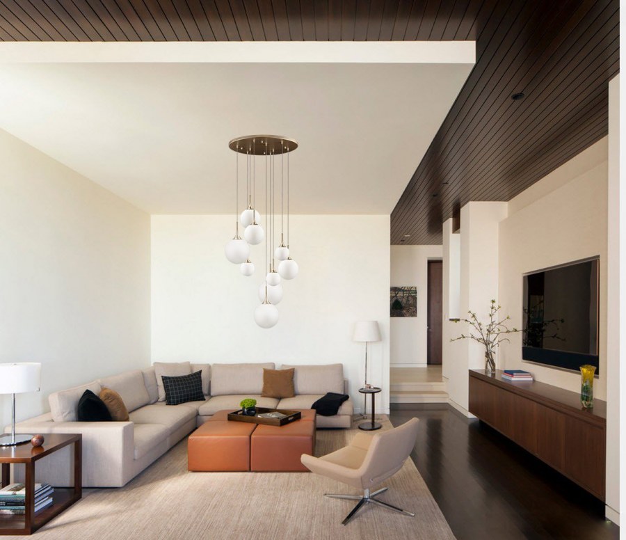 Интерьер гостиной 18 кв.м