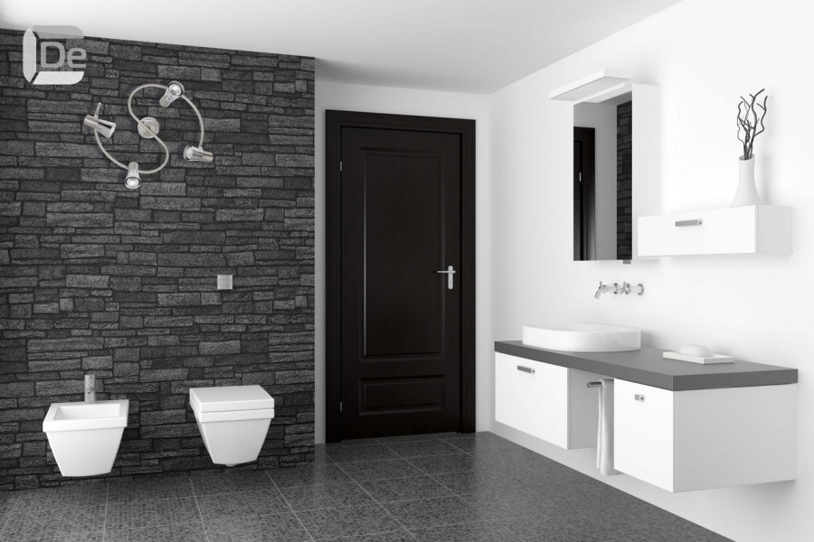 Дверь в ванную комнату