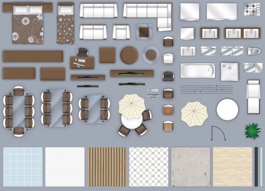 2d мебель для скетчап