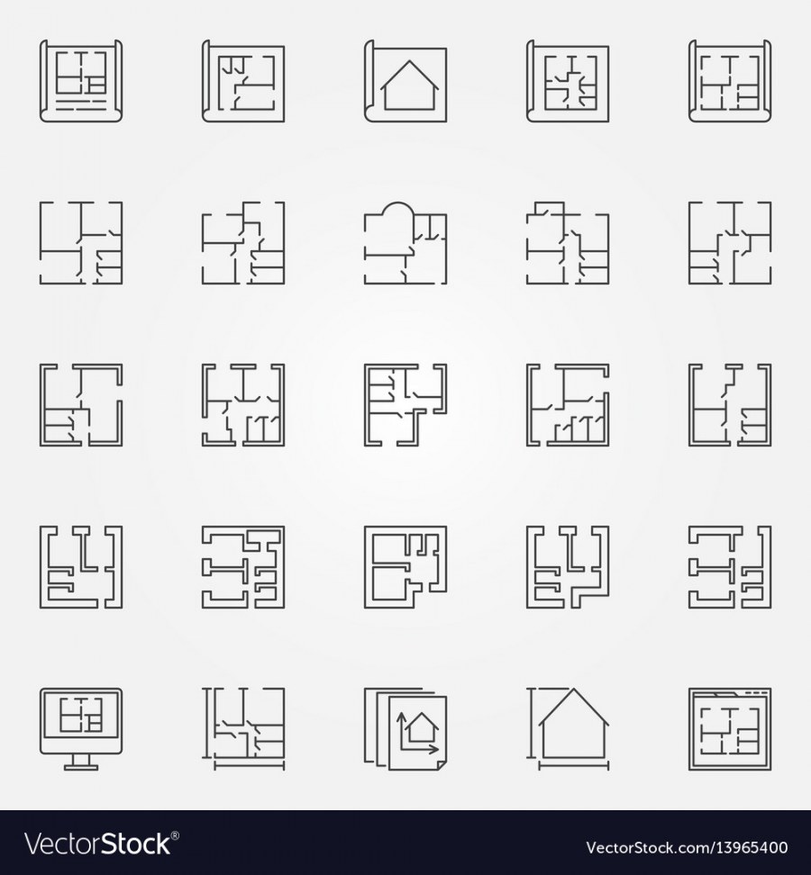 Значки на плане квартиры