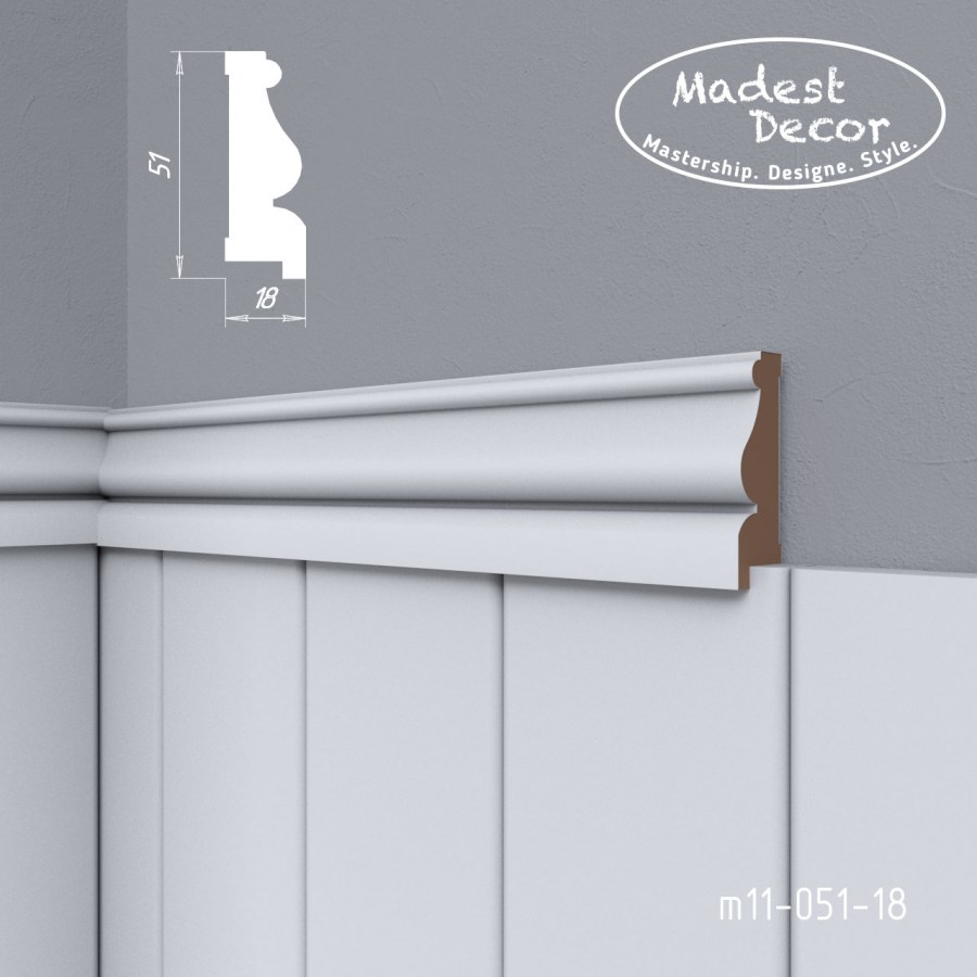 Молдинг МДФ 80х25