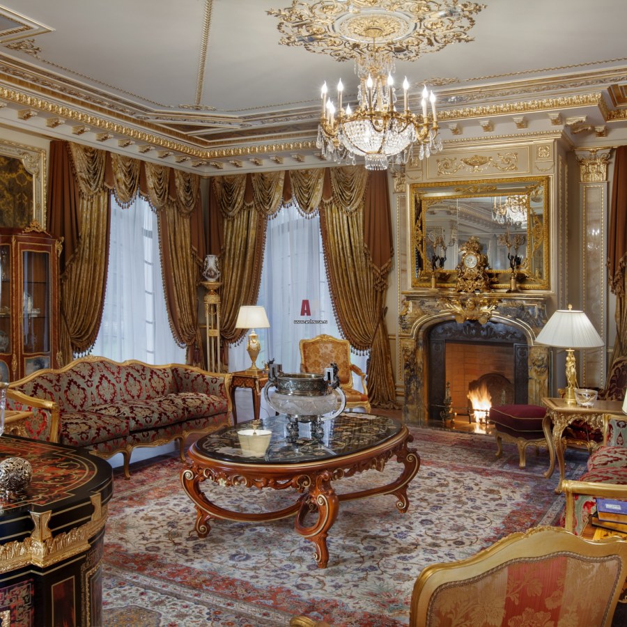 Интерьер замок Valencay