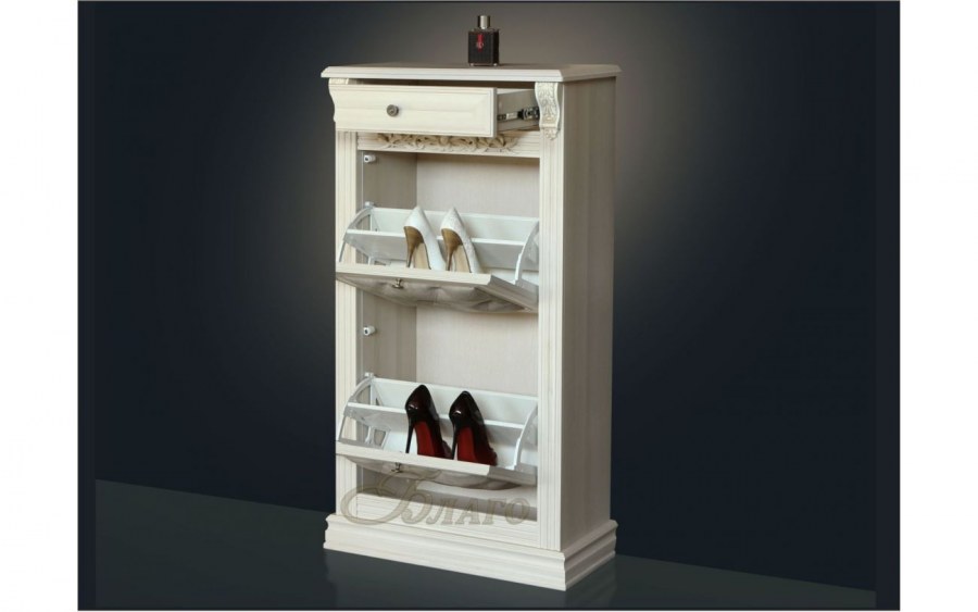 Обувной шкаф Айрон зеркало