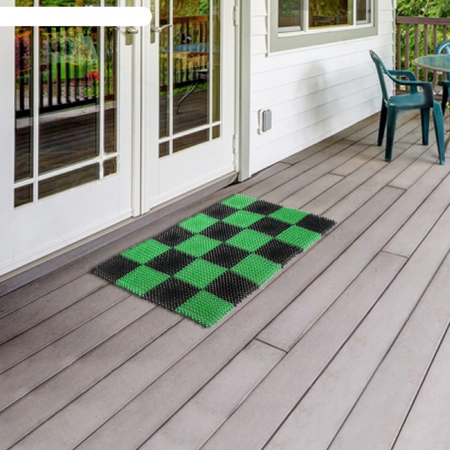 Коврик Vortex травка черно-зелёный 42х56см 23001