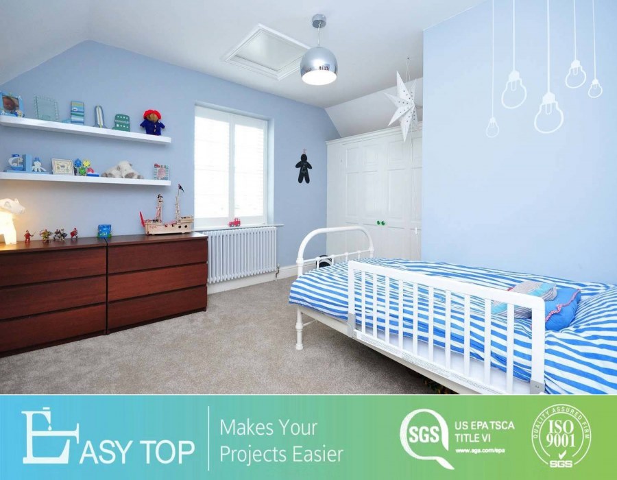 Голубой цвет стен в детской