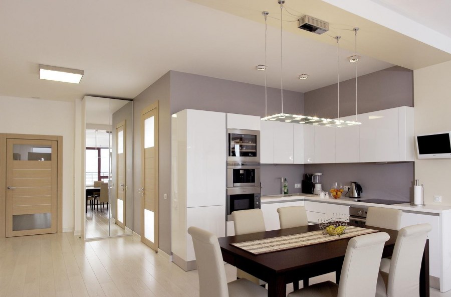 Кухня гостиная современный Минимализм