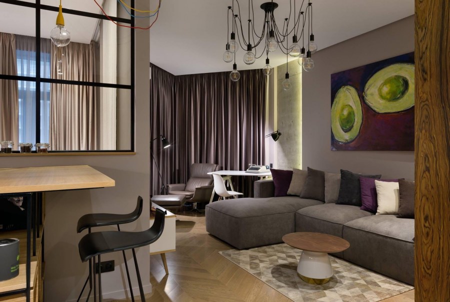 Интерьер современной квартиры для молодой семьи