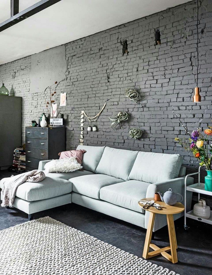 Кирпич в интерьере