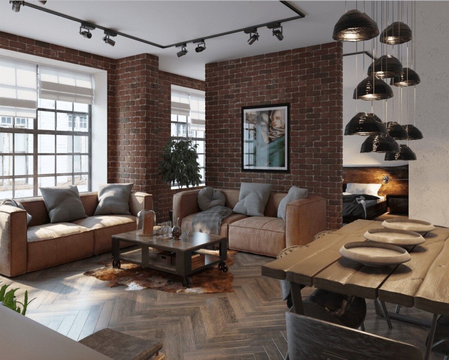 Эколофт в интерьере