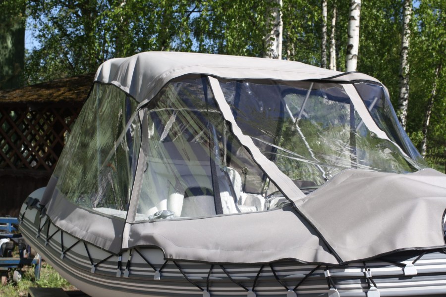 Тент ходовой на РИБ Буревестник 410