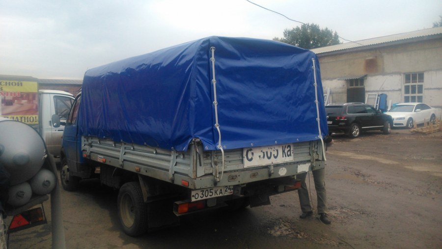 Газель 3302 серый тент