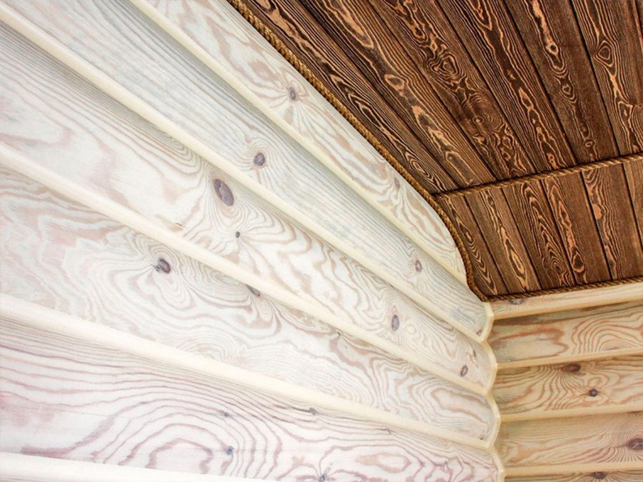 Вагонка штиль блокхауса