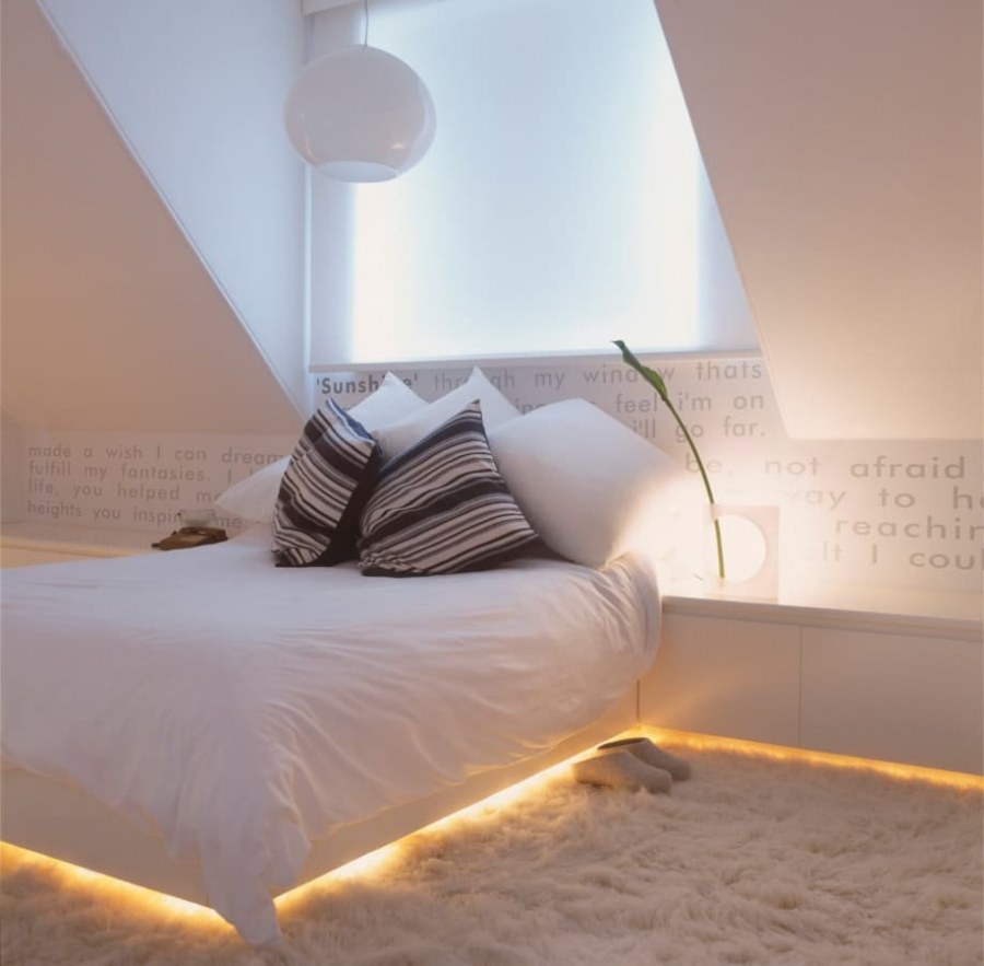 Светодиодная подсветка кровати