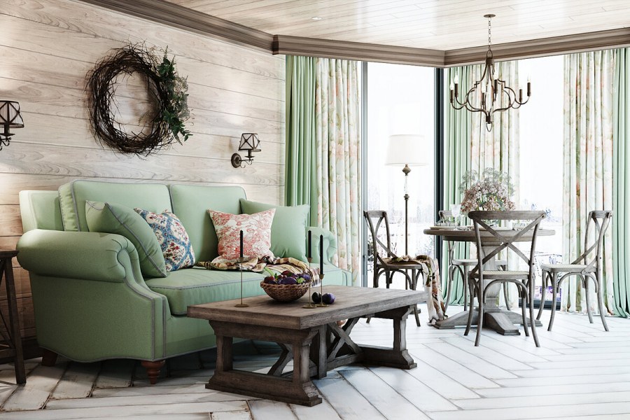 Интерьер гостевого домика в стиле Прованс