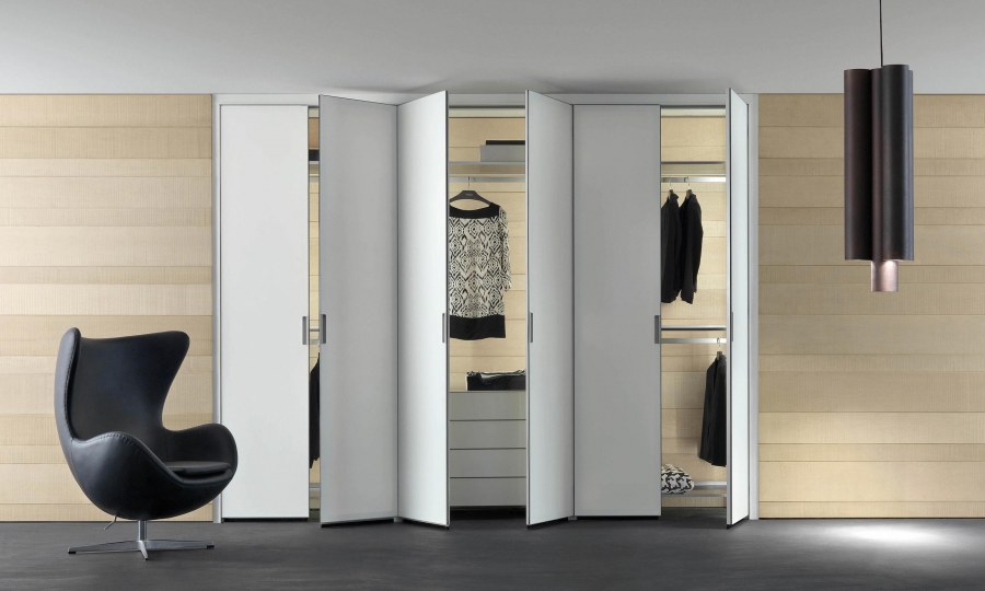 Дверь гармошка Фаворит белёный дуб