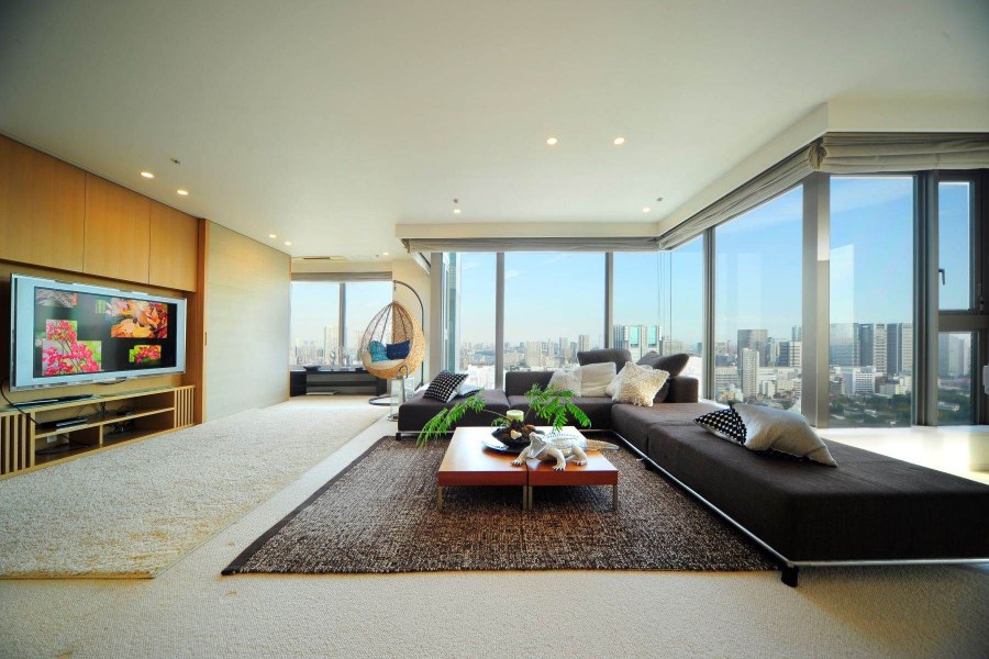 Спальня в пентхаусе