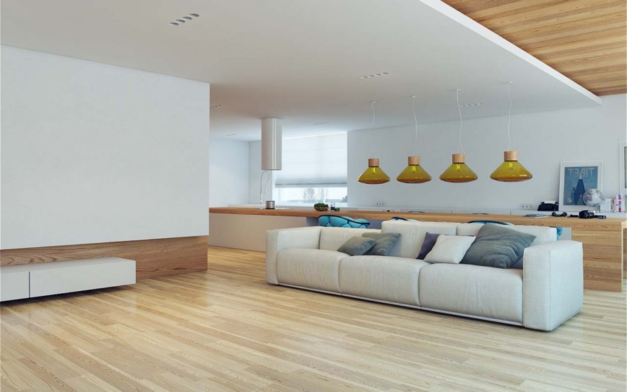 Гостиная в пентхаусе