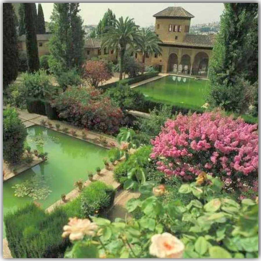 Альгамбра стиль сада