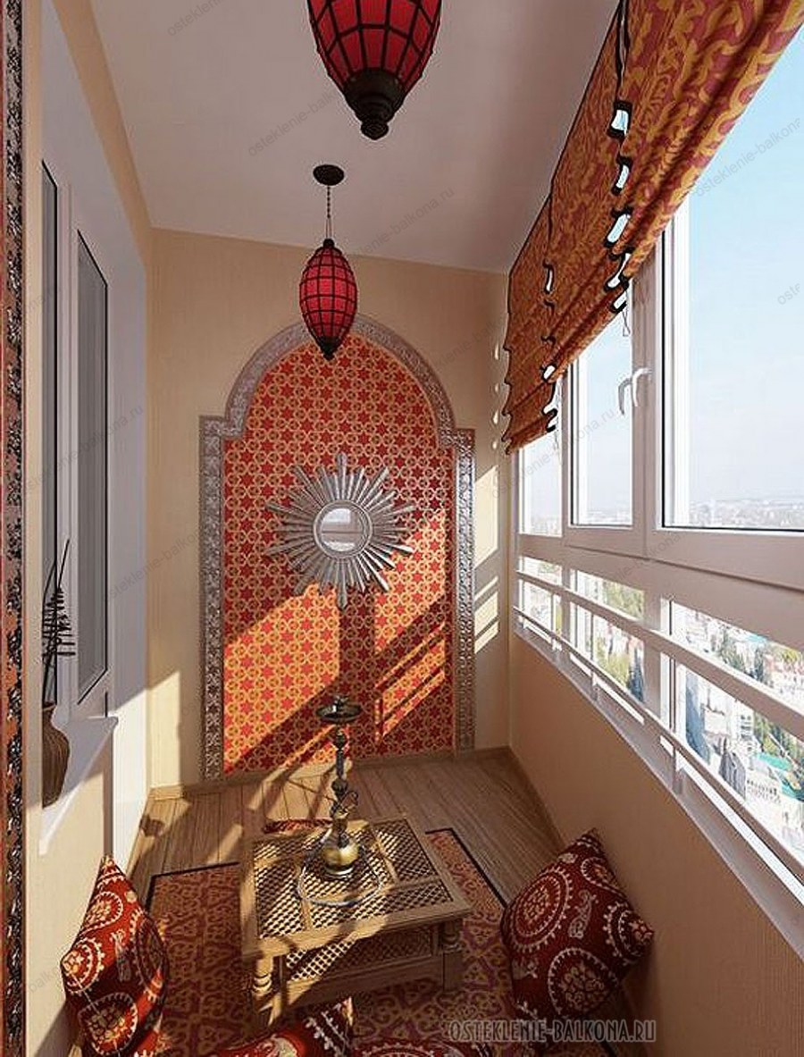 Лоджия в Восточном стиле