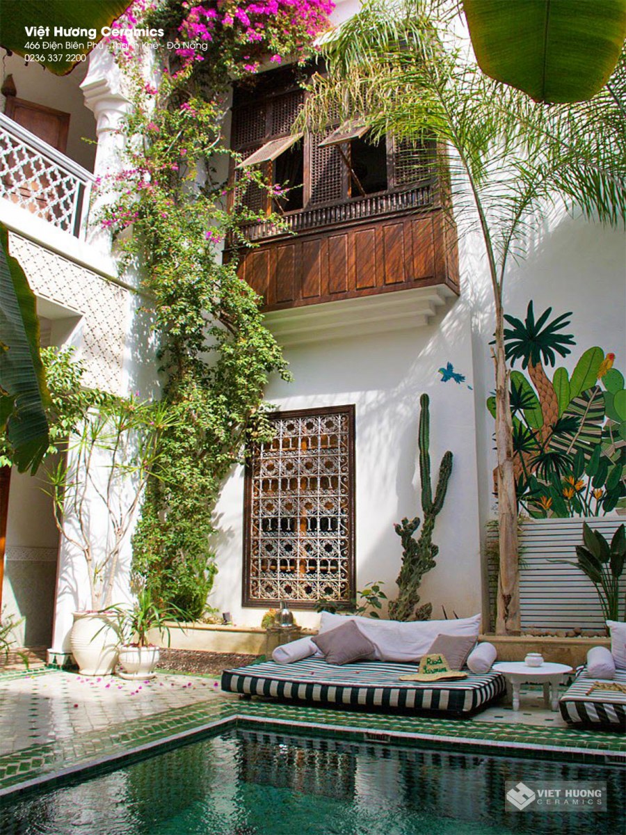 Веранда в марокканском стиле