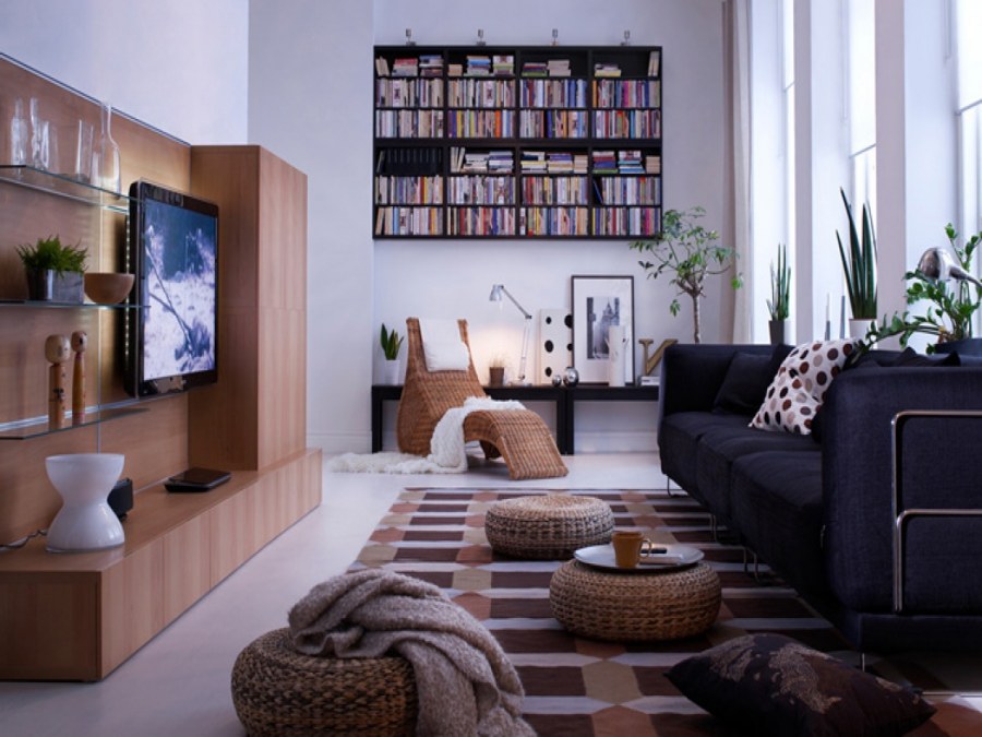 Эстетичная гостиная комната