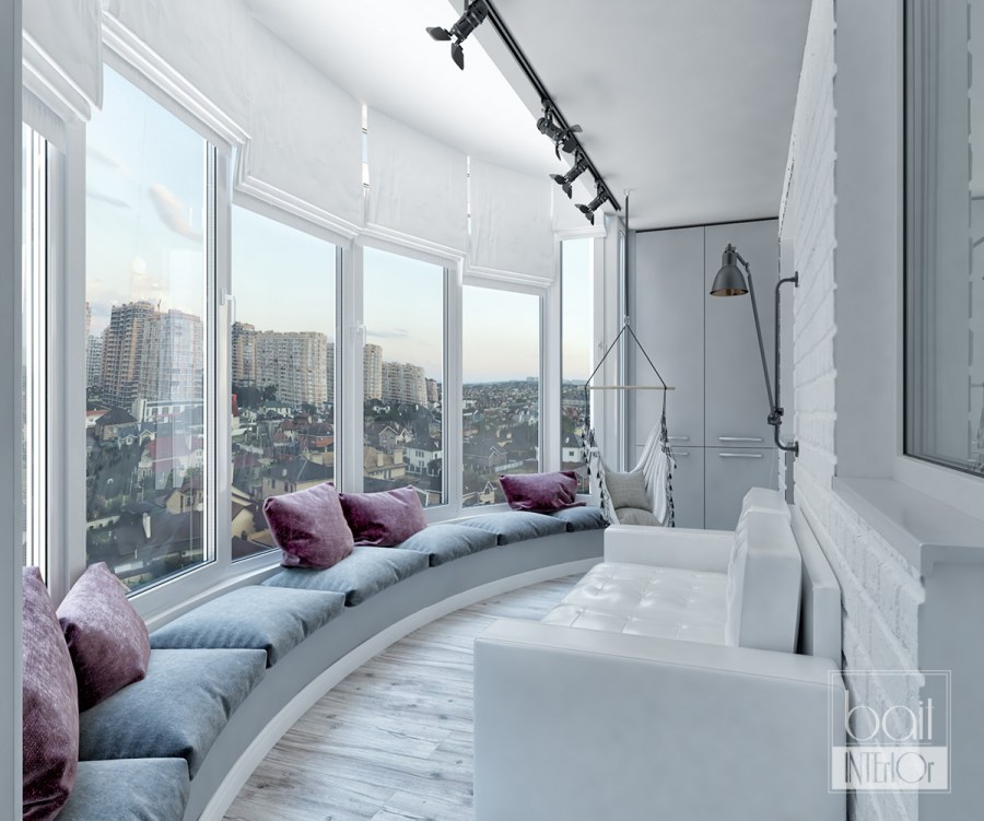 Панорамный балкон полукруглый