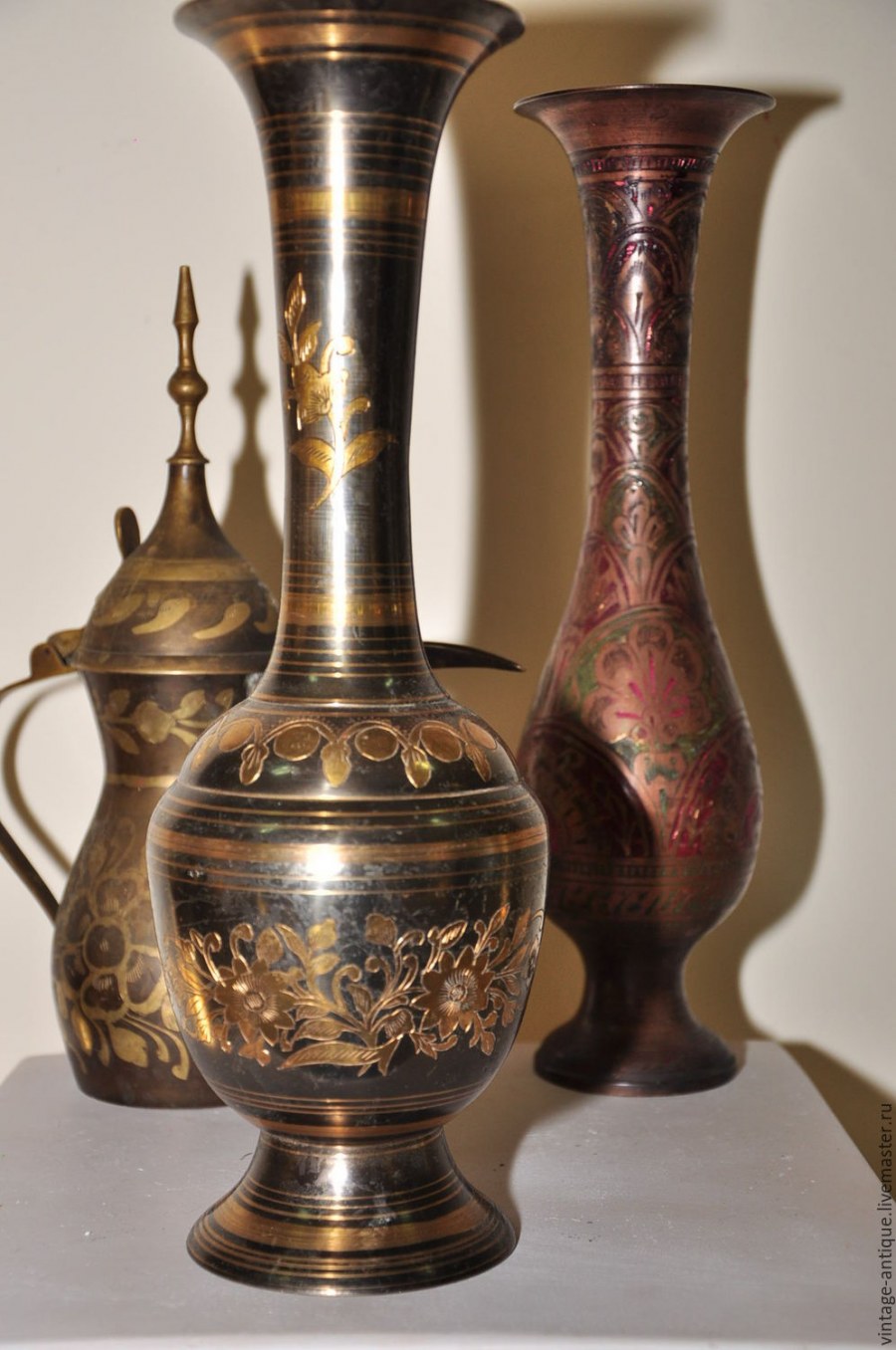 Ваза латунь Индия 2000330