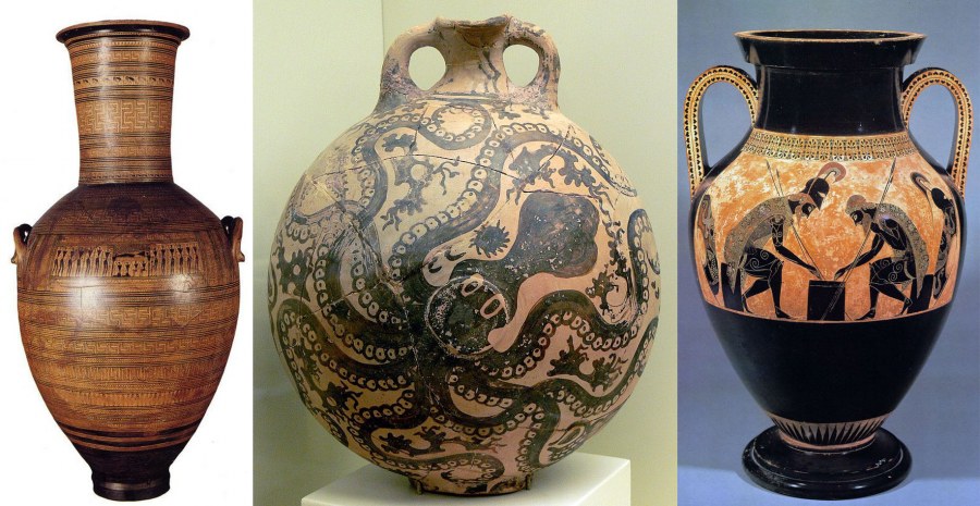 Сосуд напоминающий амфору