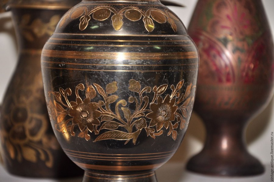 Ваза латунь Индия 2000330