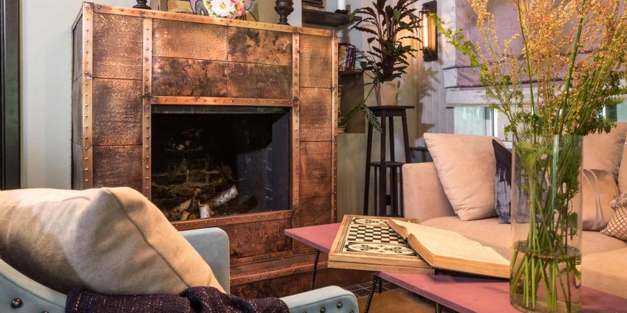 Медь в интерьере