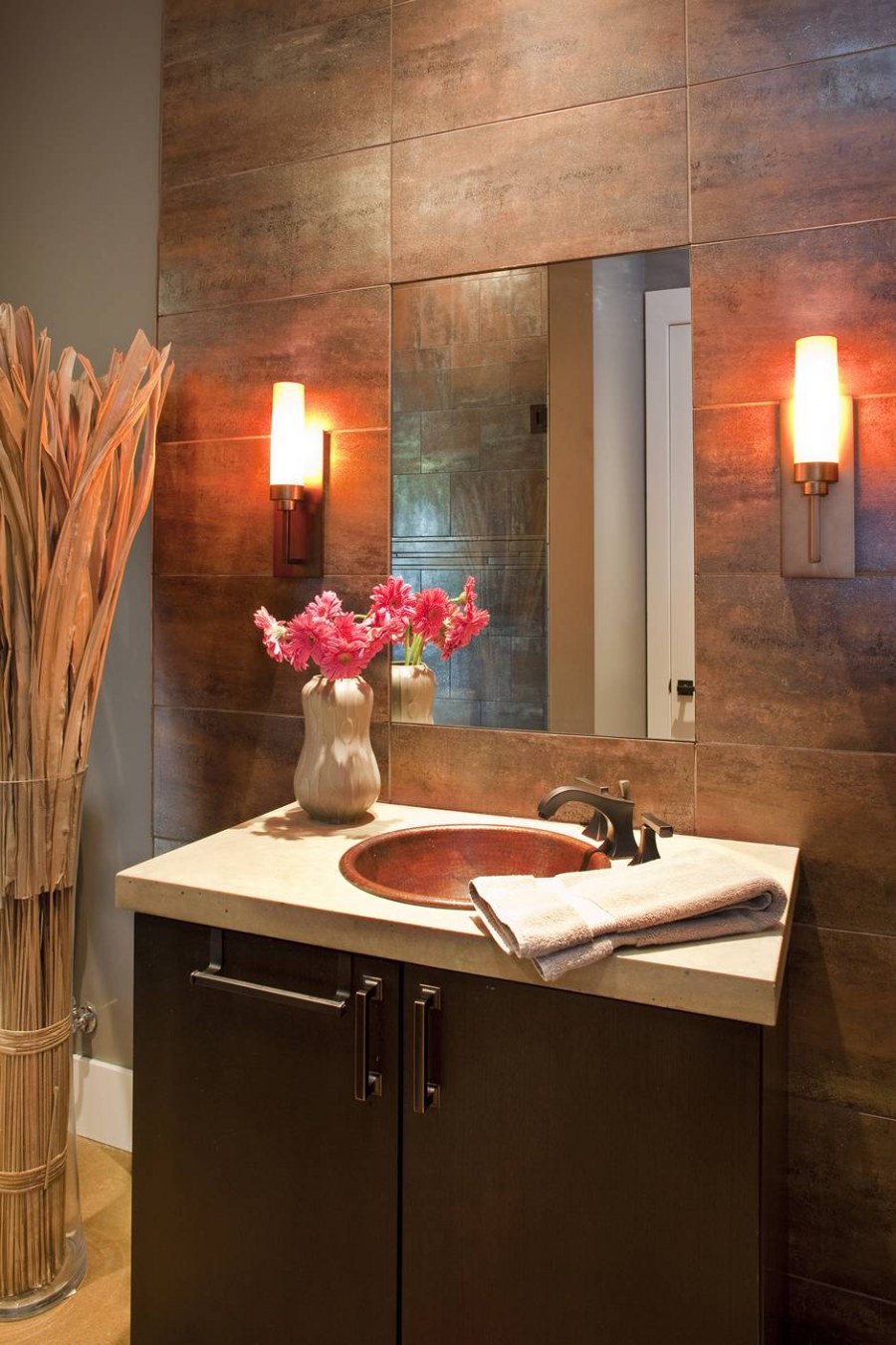 Медь в интерьере