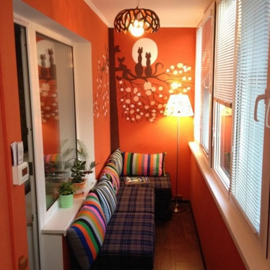 Интерьер лоджии