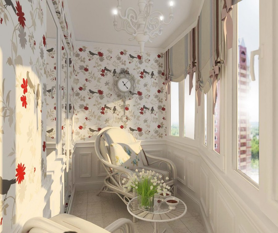 Балкон в стиле Прованс