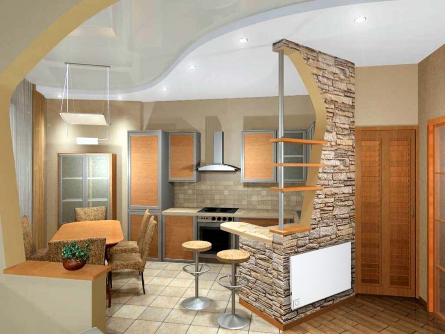 Квадратная гостиная 17м2 интерьер