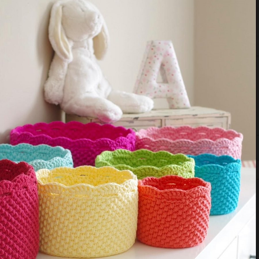 Вязаные интерьерные вещи