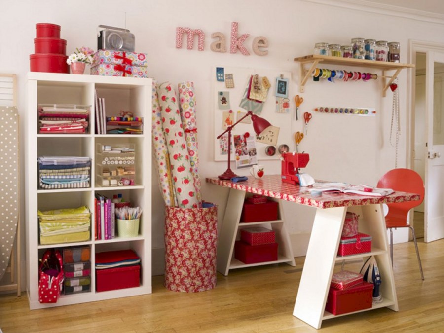 Уголок для шитья в комнате