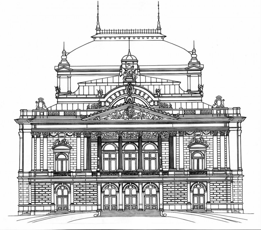 Классицизм архитектура Графика