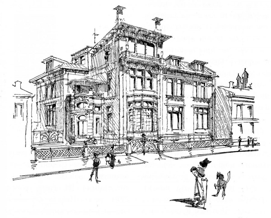 Особняк Якунчиковой Валькот чертежи