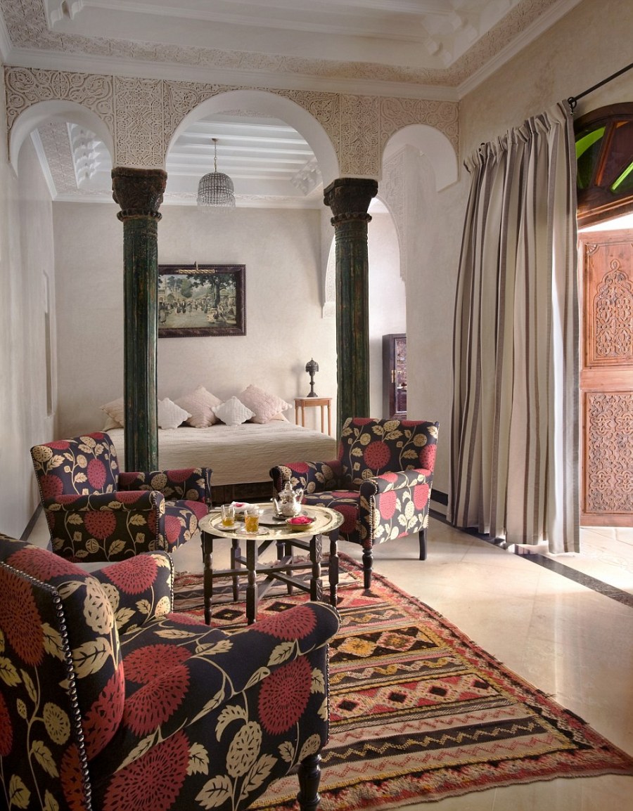 Ковер на стене в современном интерьере