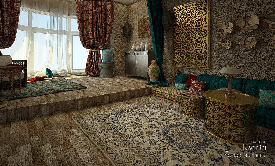 Марракеш интерьера Марракеш стиль