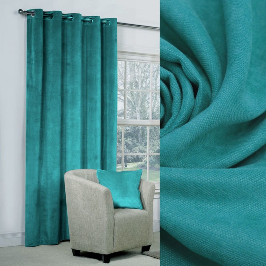 Шторы блэкаут двухсторонний бирюза Аморе Мио